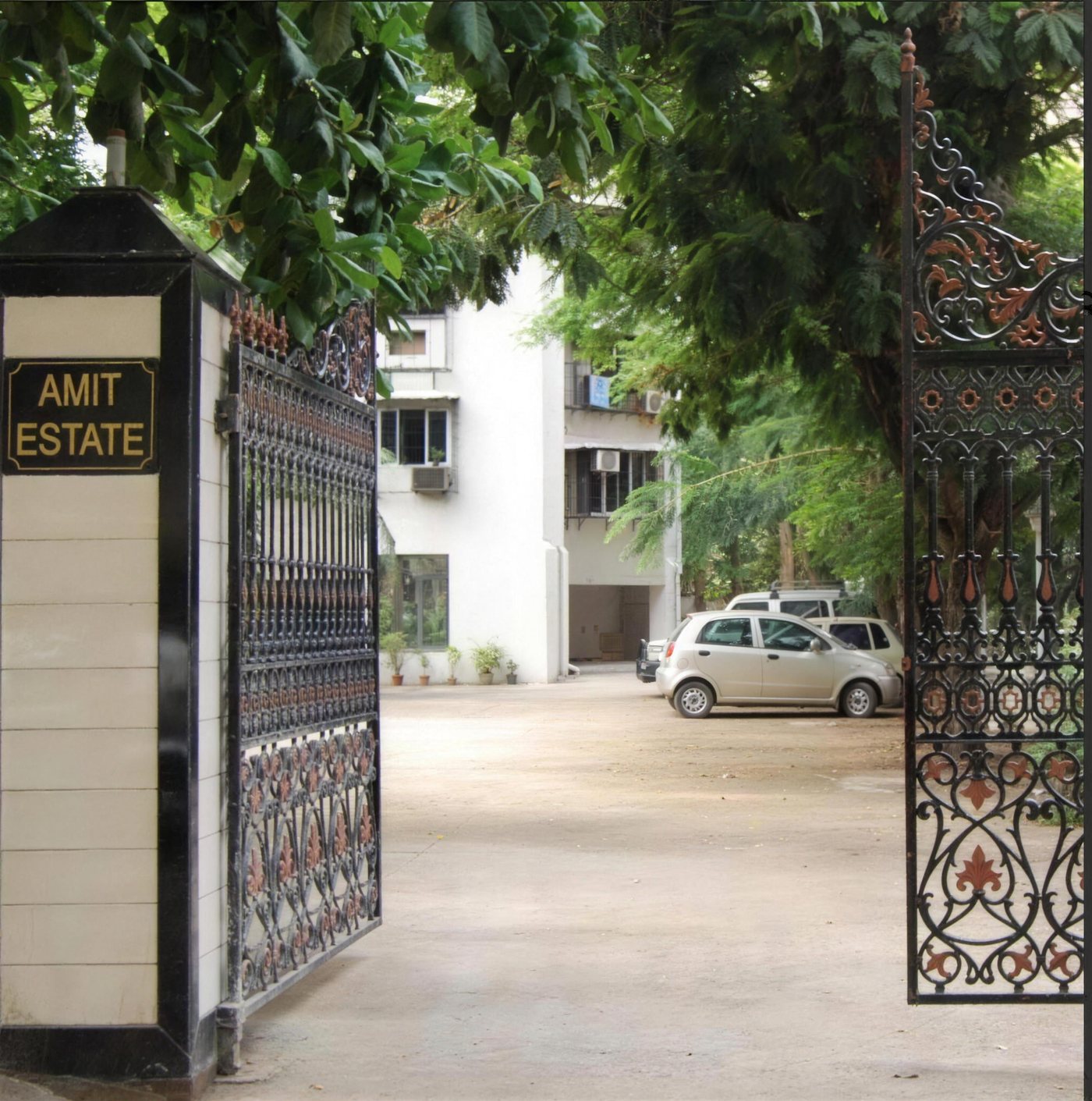 Amit Estate — Gated Entrance
