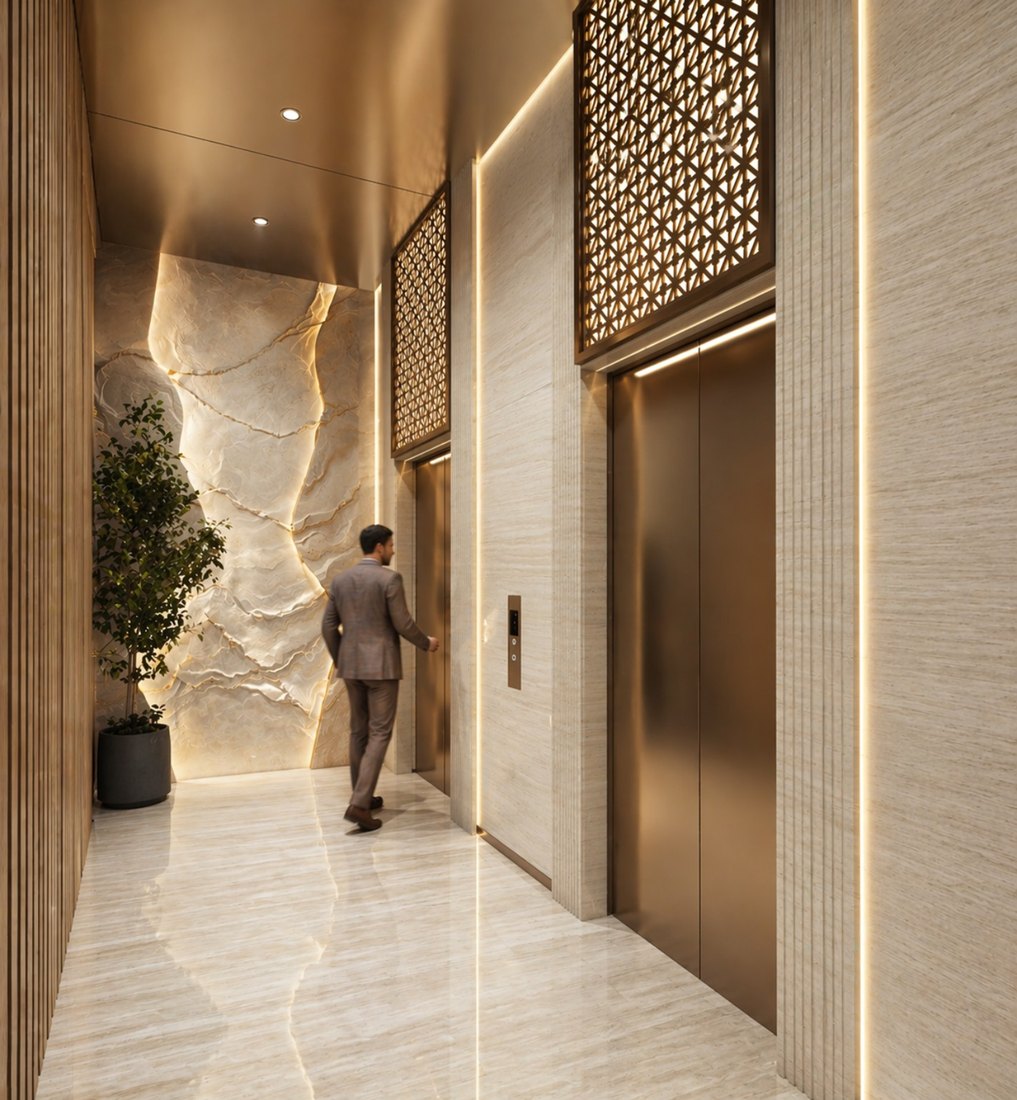 Sammet Shikhar D Wing — Lift Lobby