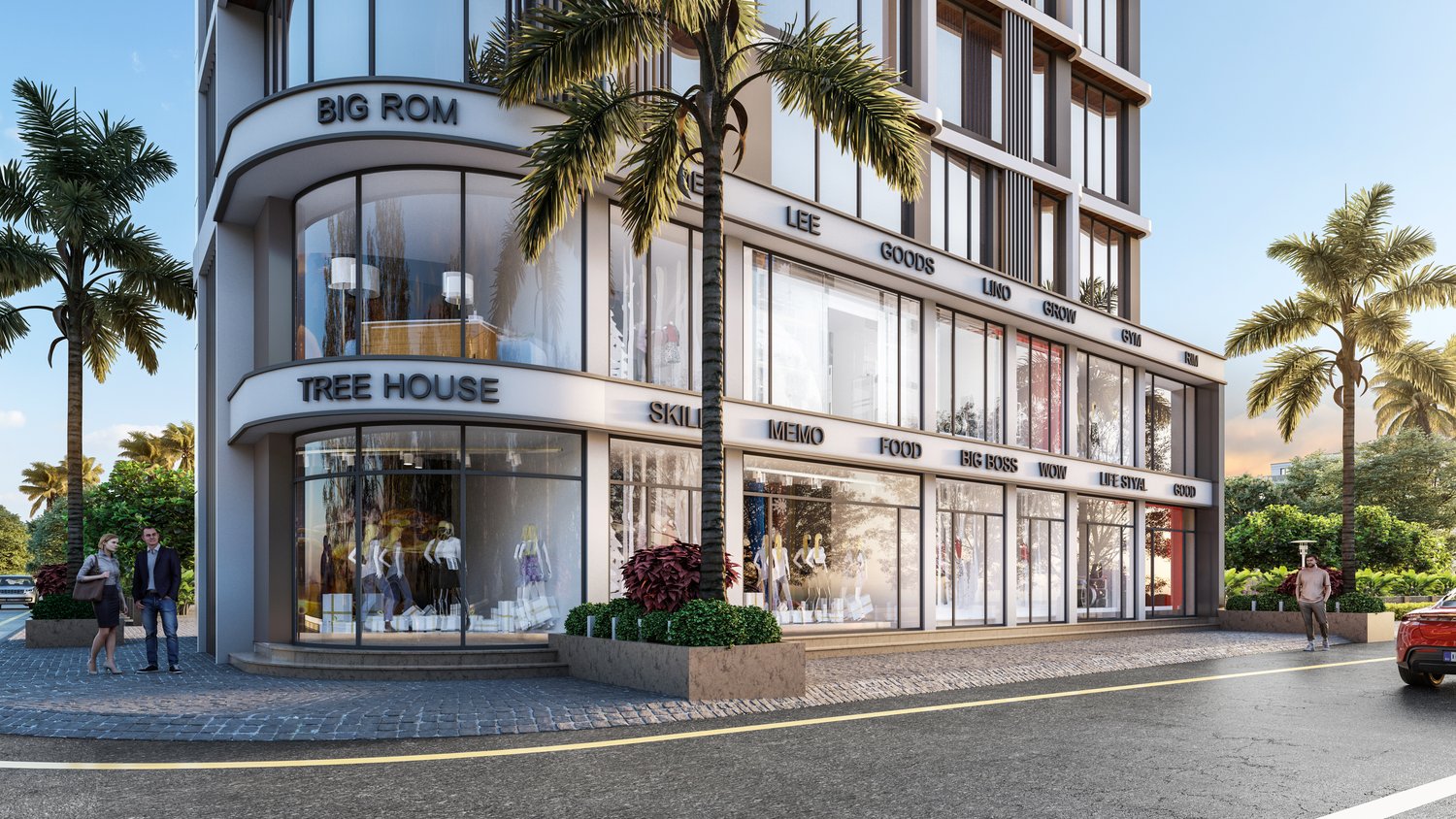 Sammet Shikhar D Wing — Retail Frontage